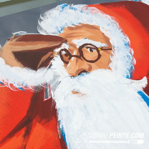 Peinture vitrine de Noël 💡 idée déco tendance  !