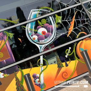 HALLOWEEN-idee.deco.halloween.oeil.zombie.geant.dessin.peinture.vitrine.magasin.vitrine.peinte.7