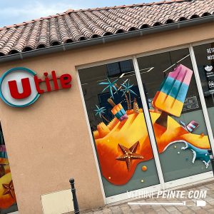 decoration centre commercial ete glace géante