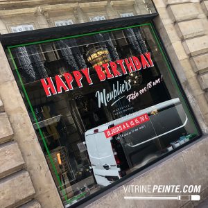 prix sticker vitrine déstockage grand format magasi