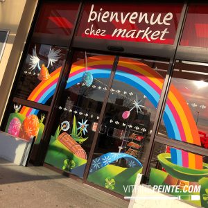 devis pris tarif peinture decor evenement magasin