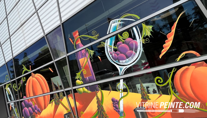 bouteille et Verre à vin format XXL, idée décoration immersive pour la foire aux vins