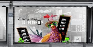 Décors vitrine opticiens créatifs et saisonniers : test de vue géant, vitrophanie et mise en scène produits pour renforcer votre visibilité et optimiser votre merchandising.