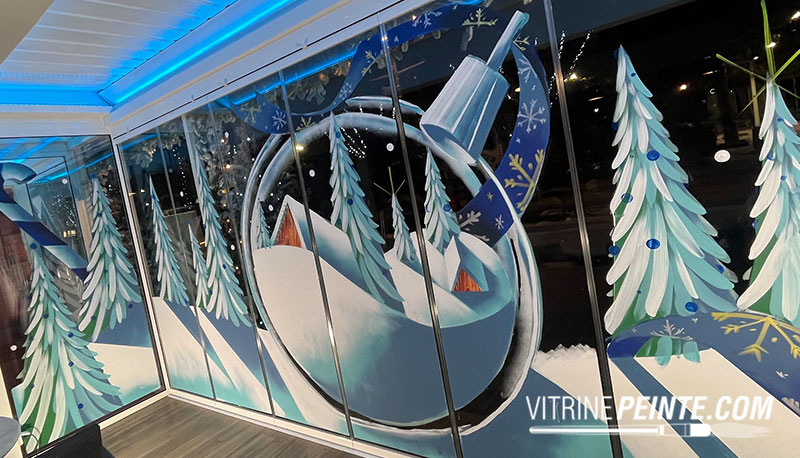 Agence événementielle pour la conception de décor de Noel restaurant luxe à monaco