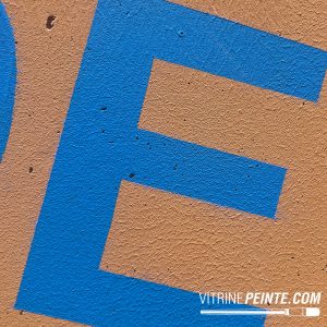lettrage peinture et enseigne peinte grand format.