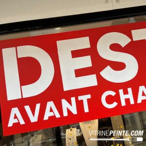 prix sticker déstockage géant pour vitrine magasin